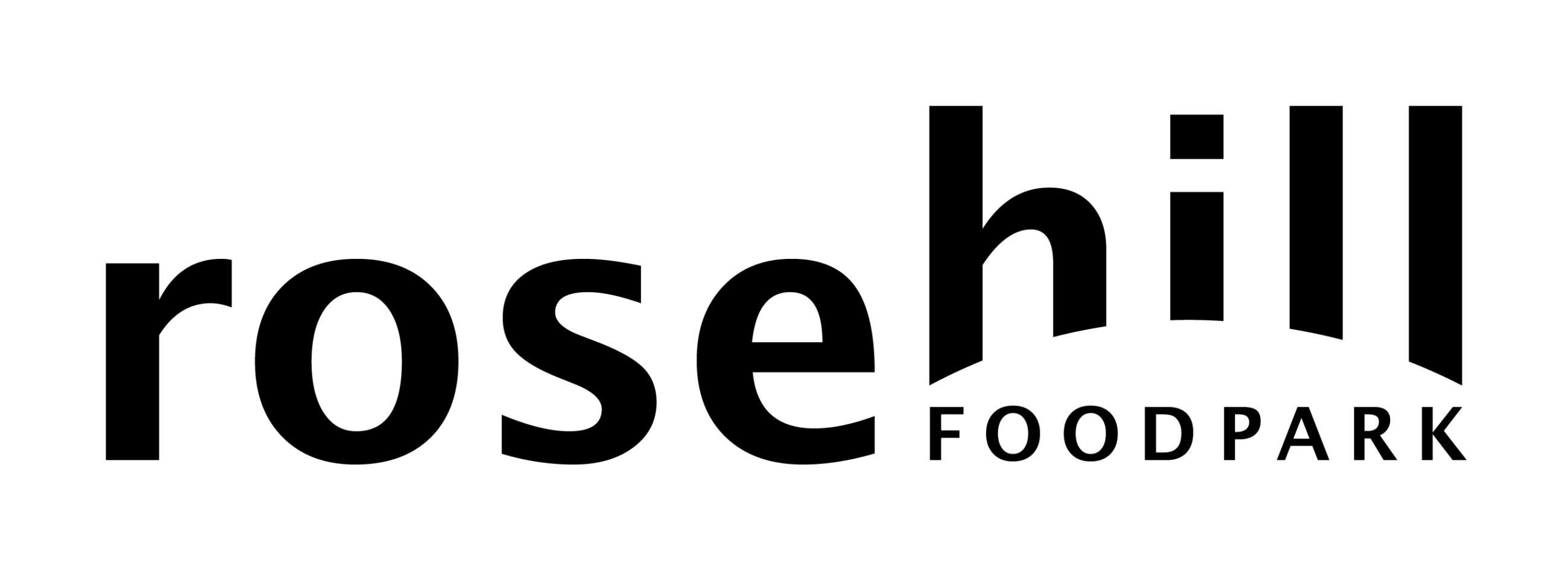 Rosehill Foodpark Logo schwarz
